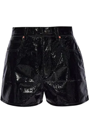 Casablanca Shorts aus Faux-Leder