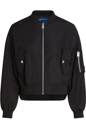 Karl Lagerfeld Bomberjacke mit Logo-Applikation
