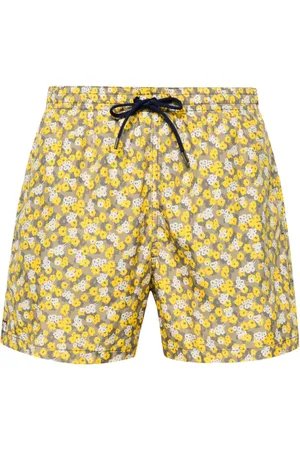 CANALI Badeshorts mit Blumen-Print