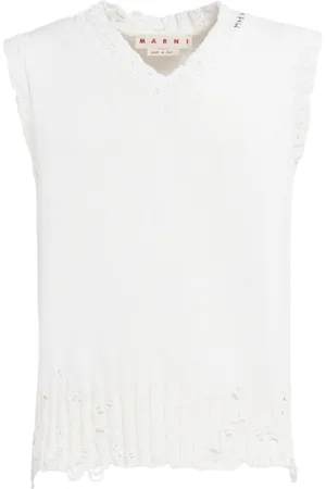 Marni Pullunder im Distressed-Look