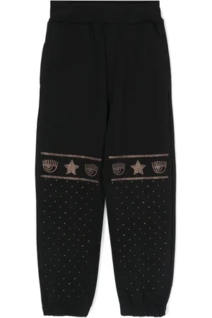 Chiara Ferragni Maxi Logomania Jogginghose mit Nieten