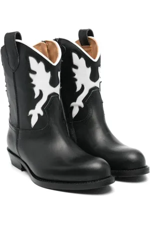 GALLUCCI Cowboystiefel in Colour-Block-Optik