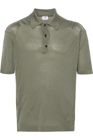 C.P. Company Fein gestricktes Poloshirt