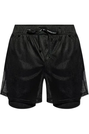 Balmain Mesh-Badeshorts im Layering-Look
