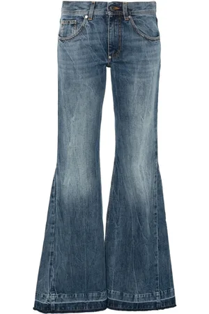 Stella McCartney Halbhohe Schlagjeans