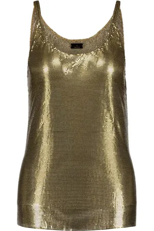 Paco rabanne Oberteil mit rundem Ausschnitt