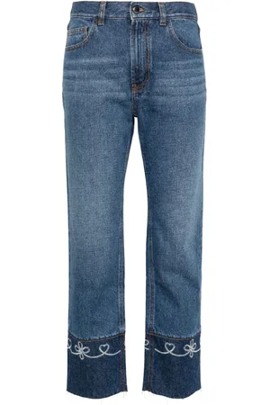 Chloé Halbhohe Masaya Cropped-Jeans