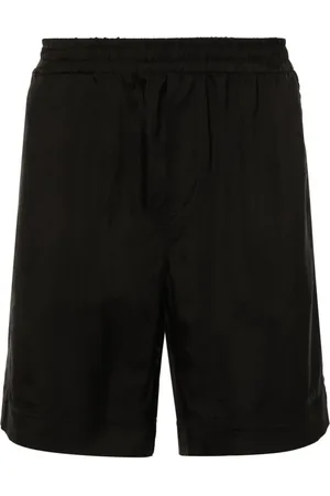 Msgm Satin-Shorts mit Logo-Stickerei