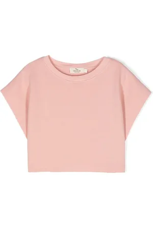 Le pandorine Strukturiertes Cropped-T-Shirt