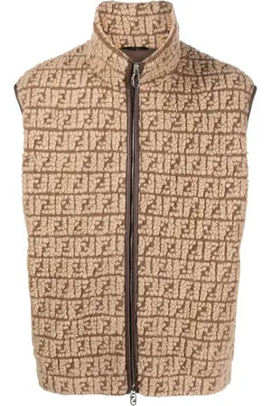 Fendi Fleeceweste mit FF-Muster