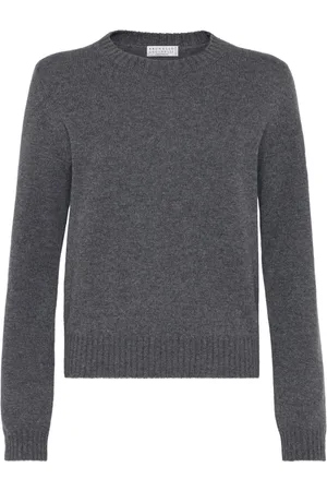 Brunello Cucinelli Kaschmirpullover mit rundem Ausschnitt