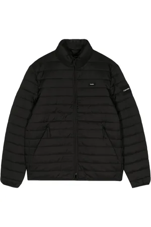 Calvin Klein Gefütterte Jacke mit Logo-Applikation