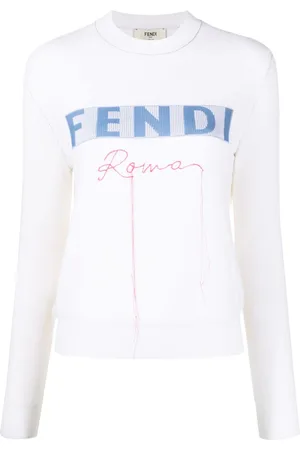 Fendi Jacquard-Pullover mit Logo