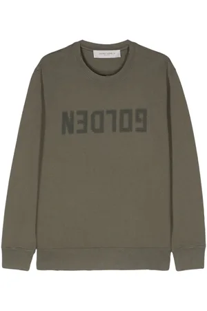 Golden Goose Sweatshirt in Distressed-Optik mit Logo