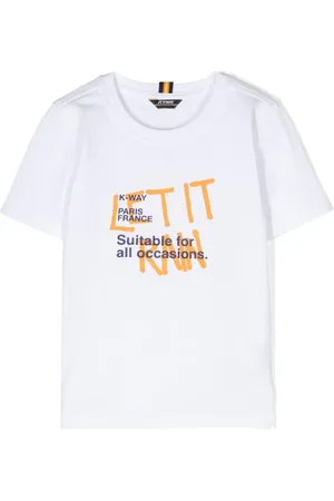 K-Way T-Shirt mit Logo-Print