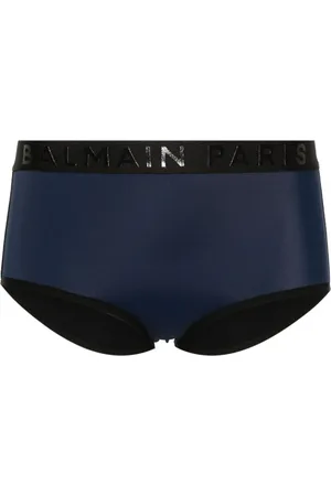 Balmain Bikinihöschen mit Logo-Bund