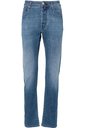 Jacob Cohen Halbhohe Bard Slim-Fit-Jeans