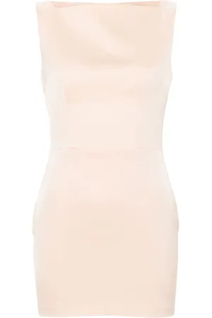 ALEX PERRY Drapiertes Minikleid aus Satin