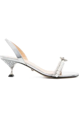 Mach & Mach Diamond Of Elizabeth Metallic-Sandalen 55mm
