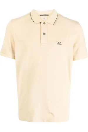 C.P. Company Poloshirt mit Logo-Patch