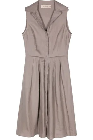 BLANCA Ansellia Midikleid aus Leinen