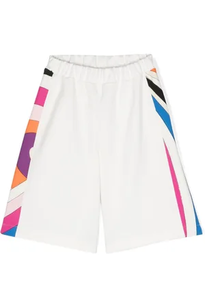 PUCCI Junior Shorts mit Kontrasteinsätzen
