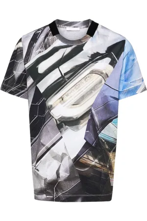 Helmut Lang T-Shirt mit abstraktem Print