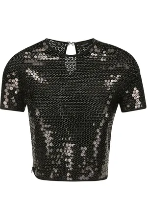 MUGLER Bluse mit Pailletten