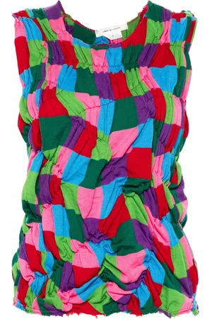 Comme des Garçons Strickoberteil mit Raffung
