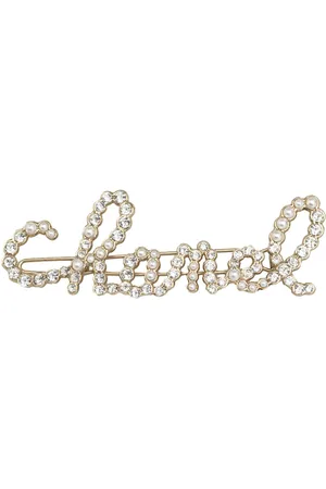 CHANEL 2021 Haarspange mit Faux-Perlen