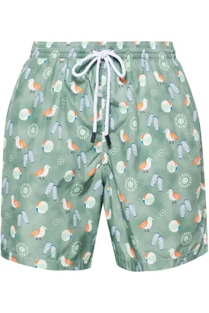 BARBA Badeshorts mit grafischem Print