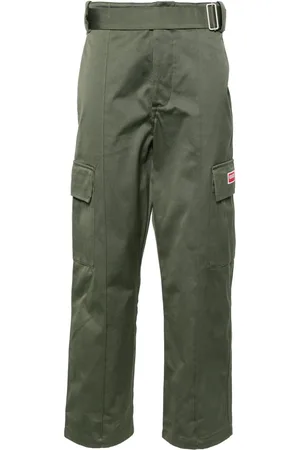 Kenzo Halbhohe Army Cargohose