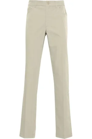 Lacoste Twill-Hose mit Logo-Patch