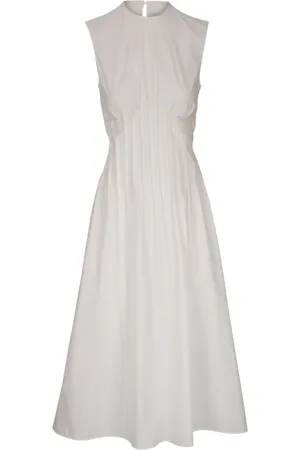 Khaite The Wes Midikleid mit Biesen