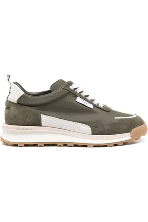 Thom Browne Alumni Sneakers mit Wildledereinsätzen