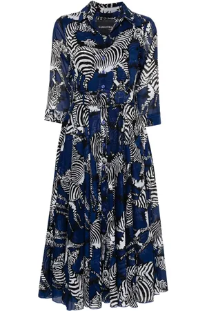 SAMANTHA SUNG Aster Midikleid