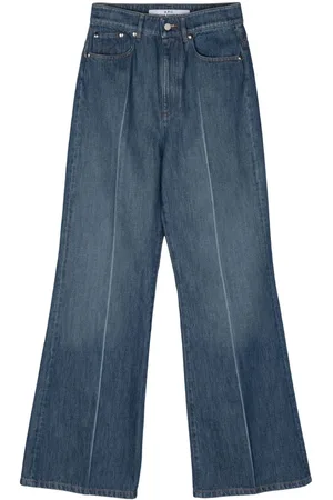 A.P.C. Weite Clienteau High-Rise-Jeans