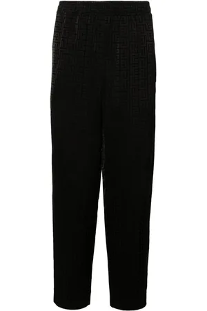 Balmain Satinhose aus Monogramm-Jacquard