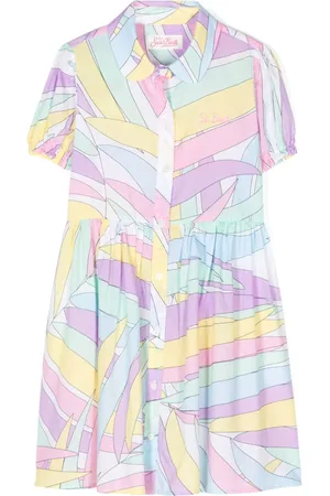 MC2 SAINT BARTH Kleid in Colour-Block-Optik