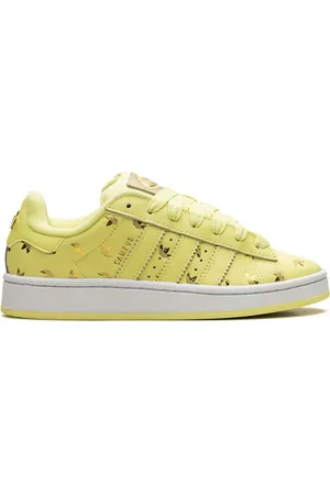 adidas Campus 00s "Allover Debossed Trefoils-Pulse Yellow" Sneakers