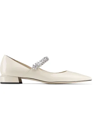 Jimmy Choo Bing Ballerinas mit Kristallriemen