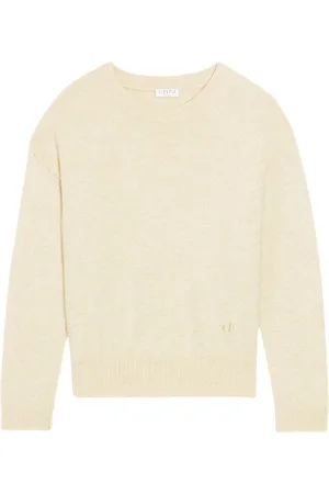 Claudie Pierlot Kaschmirpullover mit Logo-Stickerei