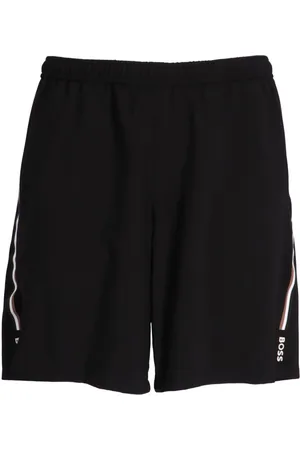 HUGO BOSS Joggingshorts mit Seitenstreifen