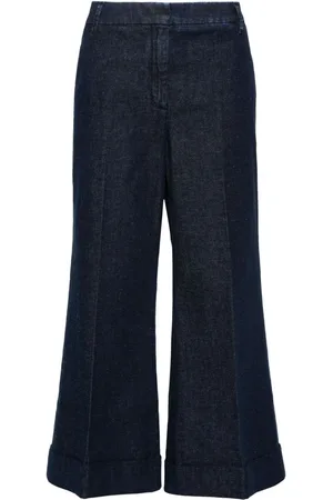 Jacob Cohen Weite Jeans mit Bügelfalten
