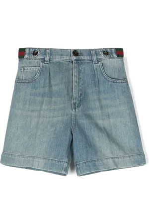 Gucci Jeans-Shorts mit Webstreifen