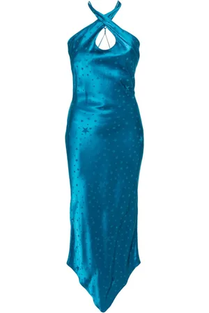 AMEN Maxikleid mit Jacquardmuster