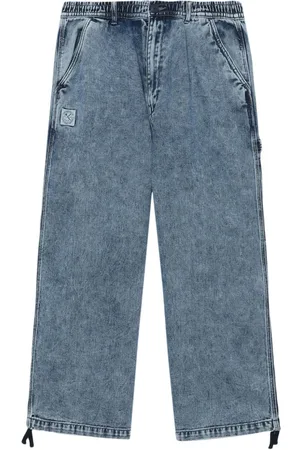 Izzue Lockere Jeans mit Logo-Applikation