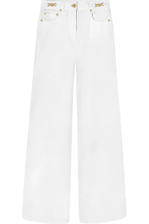 VERSACE Halbhohe Schlagjeans