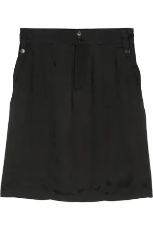 Saint Laurent Minirock aus Twill