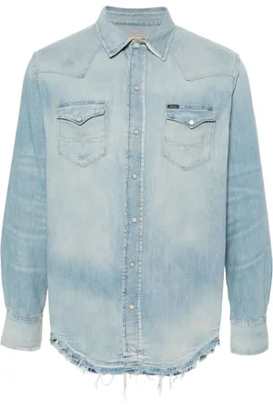 Ralph Lauren Jeanshemd mit Logo-Patch